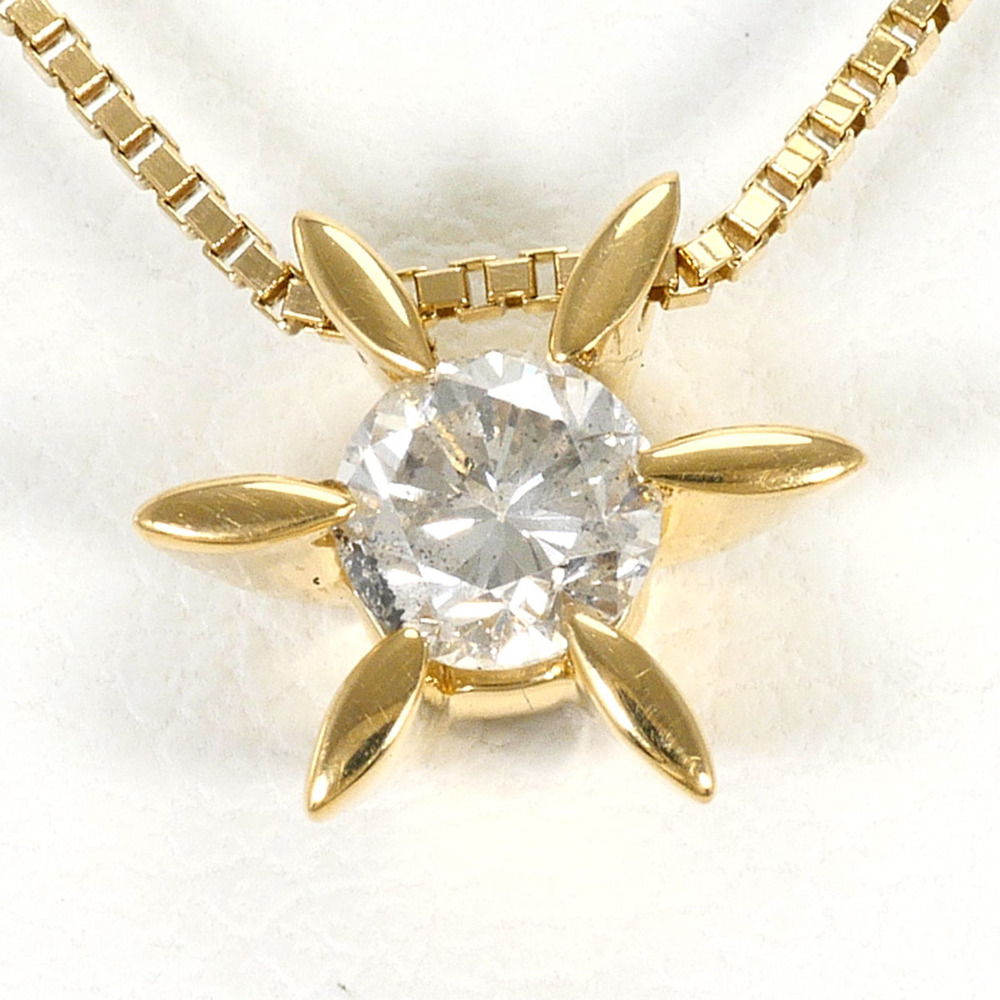 VINTAGE 18k Gold Diamond Necklace